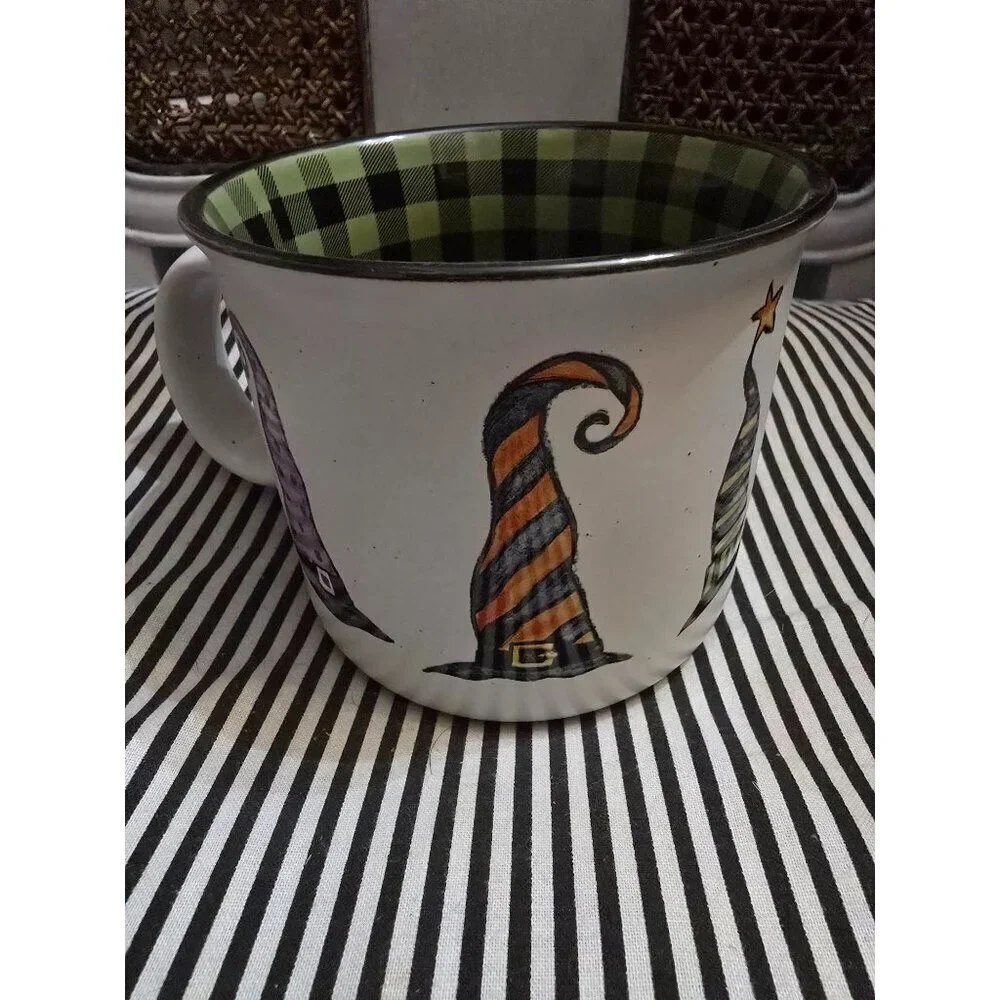 Cobwebs & Cauldrons Witch Hat Whimsical Halloween Coffee Mug Homegoods